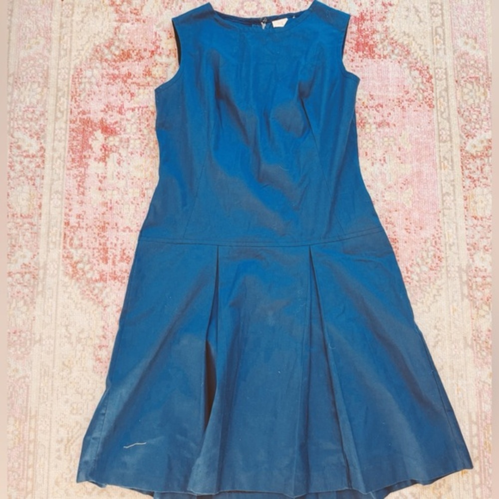 Carol Brent, Women’s Vintage Blue Sleeveless Dress